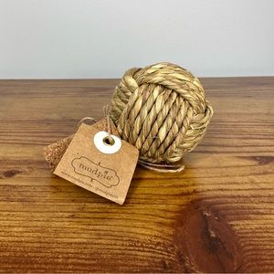 NWT Mud Pie Jute Thin Rope Bottle Stopper Wine Cork Nautical 2 5/8” Diameter